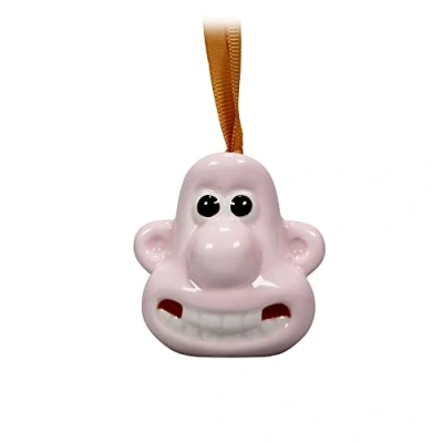 Abbildung von Aardman Sammlerstück Hängende Dekorationen Wallace &amp; Gromit geformte Dekoration