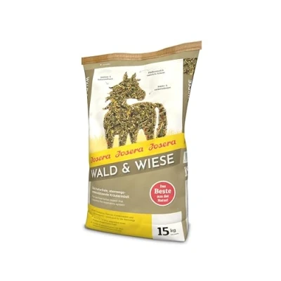 Abbildung von JOSERA Wald &amp; Wiese (1 x 15 kg) Premium Pferdefutter das atemwegsunterstützende Kräutermüsli haferfrei Stärke zuckerreduziert 1er Pack