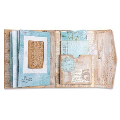 Abbildung von Sizzix ScoreBoards Plus Die Frame Pocket Journal von Eileen Hull 666152 Steel Rule Stanzschablone für Kartenherstellung, Scrapbooking, Papierhandwerk und mehr, Papier Stahllegierung, One Size