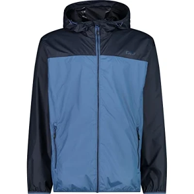 Abbildung von CMP Regenjacke für Herren mit Kapuze, Staubiges Blau, 48