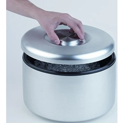 Abbildung von APS Eiseimer, Aluminium, Ø 18,5 cm, für ca. 150 Eisswürfel