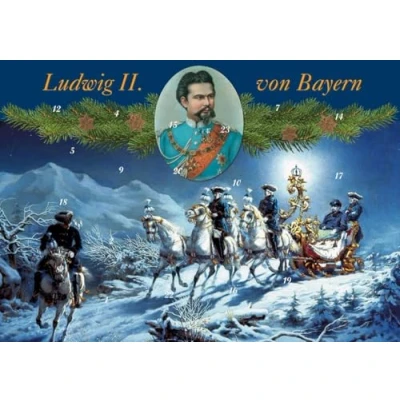 Abbildung von Mit König Ludwig II. durch den Advent: Historischer Weihnachtsschmuck und Zitate