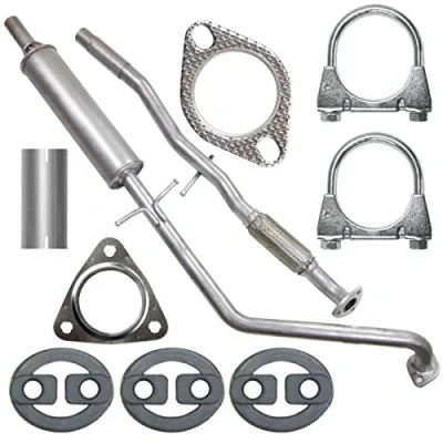 Abbildung von Mitteltopf Auspuff Mittelschalldämpfer für Chevrolet Matiz 1 I M200 M250 Spark M150 M300 0.8 1.0