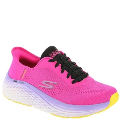 Abbildung von Skechers Performance MAX Cushioning Elite 2.0 Laufschuh Neutral, Damen, Größe: 39, Raspberry/black Schuhe
