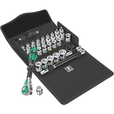 Abbildung von Wera 8100 SB All in Steckschlüssel Bit Satz 3/8 35 teilig 05003536001