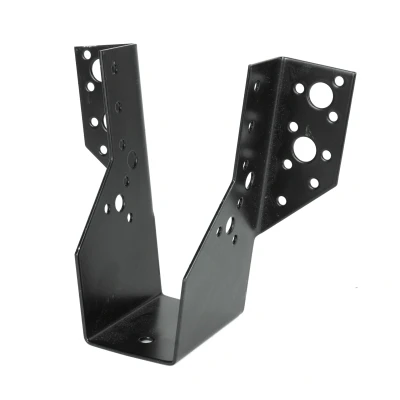 Abbildung von Balkenschuh Schwarz verzinkt Lasche außen für 45 x 145 mm Balken Pro Stück
