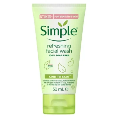 Abbildung von Simple Kind To Skin Refreshing Gesichtsreinigungsgel, 50 ml
