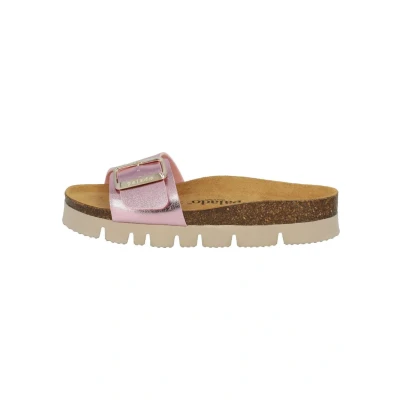 Abbildung von Palado Pantolette flach, Damen, Größe: 38, Rosa metallic Schuhe