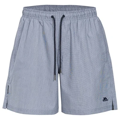 Abbildung von Trespass Volted, Navy Check, XS, Schnelltrocknende Shorts für Herren, X Small, Blau