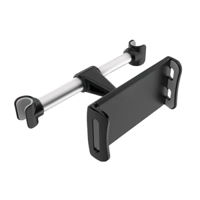 Abbildung von Homeet Tablet Halterung Auto Kopfstütze KFZ Universal Halter für iPad/iPhone/Samsung Galaxy Tabs/Kindle Fire HD/Nintendo Switch, 4,4 11 Zoll Geräte, Silber &amp; Schwarz