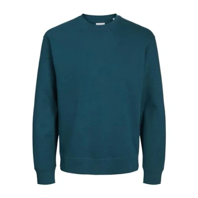 Abbildung von Jack &amp; Jones Jjestar CREW NECK Sweatshirt, Herren, Größe: XS, Deep teal