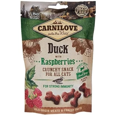 Abbildung von CARNILOVE Cat Crunchy Snack Duck with Raspberries fresh meat 50 g