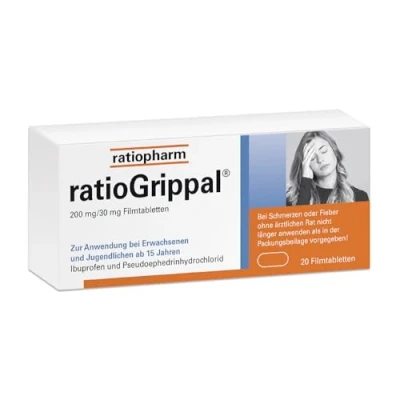 Abbildung von RatioGrippal 200 Mg/30 mg 20 St