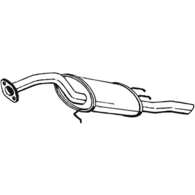 Abbildung von BOSAL 228 897 Endschalldämpfer TOYOTA: Corolla VI Liftback