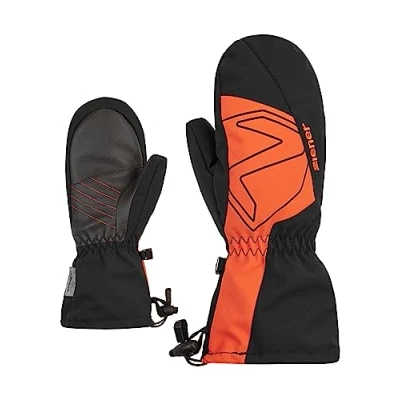 Abbildung von Ziener Kinder LAVALINO Ski Fäustling/Wintersport wasserdicht extra warm Wolle, black.burnt orange, 5
