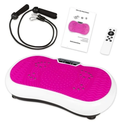 Abbildung von Coradoma Vibrationsplatte Vibrationsboard Fitness zum Abnehmen Rüttelplatte Vibrationsgerät, 300,00 W, (mit Trainingsbänder), Oszillation mit Power Dehnbändern und Bluetooth