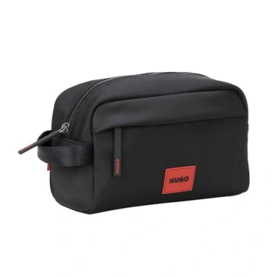 Abbildung von HUGO Ethon Washbag Unisex Kosmetiktasche, Größe: One Size, Black