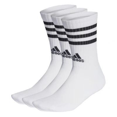 Abbildung von 3 Streifen Cushioned Crew Socken. Paar