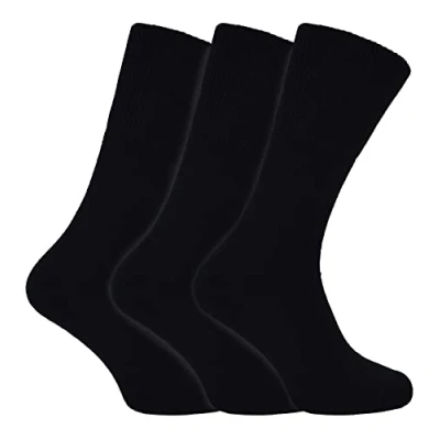 Abbildung von THMO Thermo Socken Bambus für Winter Herren und Damen Warm Schwarz Thermosocken (43 45, Schwarz)