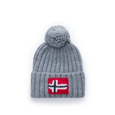 Abbildung von Napapijri Semiury Mütze, Herren, Größe: One Size, Medium grey melange