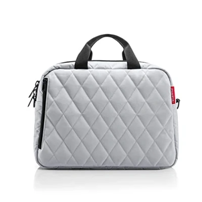 Abbildung von reisenthel Notebook Bag Rhombus Light Grey Funktionelle und stylische Businesstasche für jeden Tag