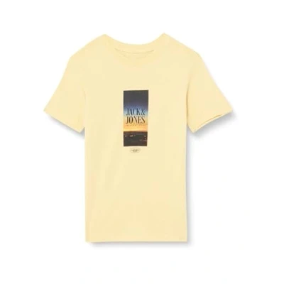 Abbildung von JACK&amp;JONES Jungen JORLUCCA FASTRUNNER2 Tee SS Crew JNR T Shirt, Italian Straw, 140 cm