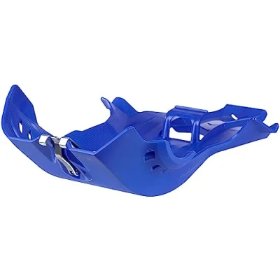 Abbildung von POLISPORT 8475100002 Motorschutzplatte Fortress mit Pleuelschutz aus hochbelastbarem und widerstandsfähigem Leichtkunststoff kompatibel Motorrädern SHERCO in Farbe Blau