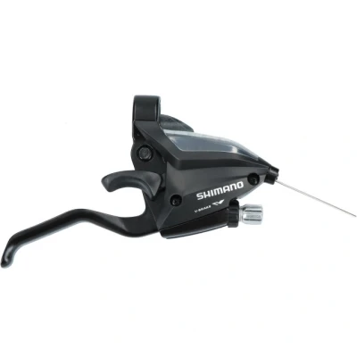 Abbildung von Schalt /Bremshebel (für Rechts) 8 Fach Shimano ST EF500 2 Finger Schwarz
