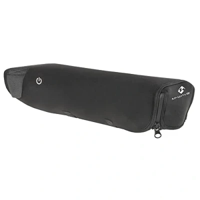 Abbildung von M Wave E Protect Carrier Schutzhülle für Bike Akku, passend Bosch und Shimano Gepäckträgerakkus, Schutz vor Kälte Beschädigungen, verlängert Akkulaufzeit, aus Neopren/Cordura