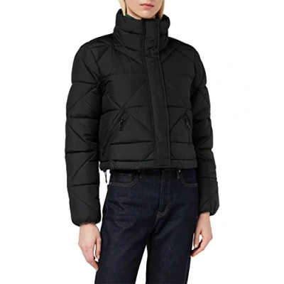 Abbildung von TOM TAILOR Denim Damen Cropped Puffer Jacke 1032684, 14482 Deep Black, L