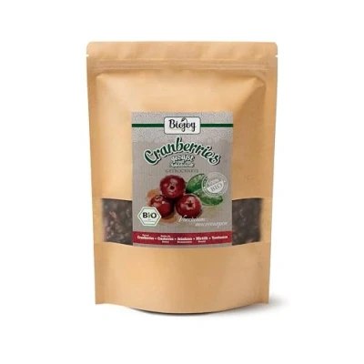 Abbildung von Biojoy BIO Cranberry getrocknet (1 kg), Cranberries mit Apfeldicksaft gesüßt