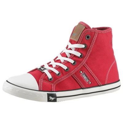 Abbildung von Mustang Sneaker high, Damen, Größe: 38, Rouge Schuhe