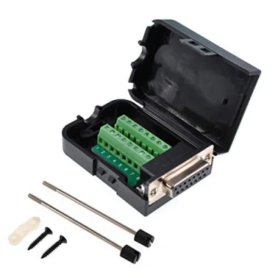 Abbildung von Oiyagai DB15 Buchse 15 Pin Stecker Adapter Schraube Terminal Breakout Board Schweißen