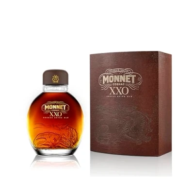 Abbildung von Monnet XXO Cognac aus Frankreich Gold &amp; des Jahres Meiningers International Spirits Awards mit Premium Geschenkverpackung vollmundig komplexer Geschmack 40% Vol. 0,7 Liter