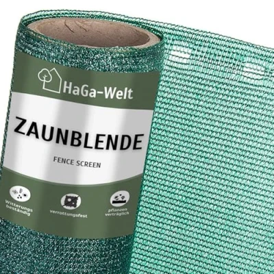 Abbildung von HaGa Schattiernetz 0,9m Breite mit 85% Schattierwirkung in grün Hitzeschutz &amp; Sonnenschutz für Pflanzen Balkon Sichtschutz Terrassen Sonnensegel Wetterfest Temperaturbeständig (Meterware)