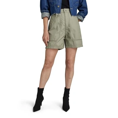 Abbildung von G STAR RAW Damen Fatigue Shorts, Grün (shamrock D24405 A790 2199), 28