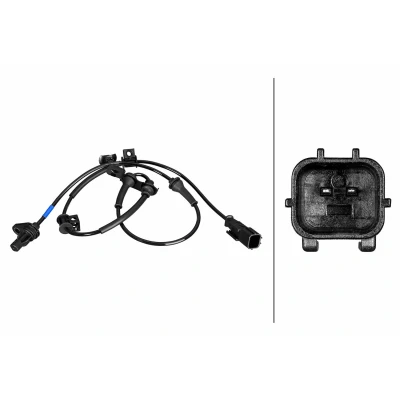 Abbildung von HELLA 6PU 358 219 281 ABS Sensor mit Klammer Hallsensor 2 975 HYUNDAI: Tucson