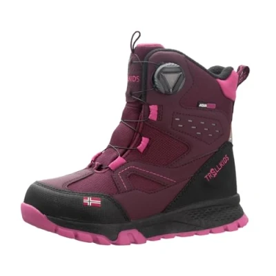 Abbildung von Trollkids Hikingschuh für Kinder, Größe: 35, Redwood Textil/synthetik