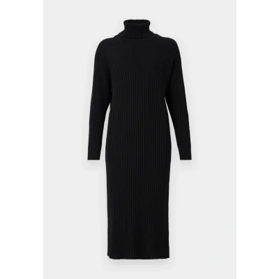 Abbildung von YAS MIDI Rollneck S NOOS Strickkleid, Damen, Größe: XL, Black
