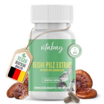 Abbildung von Reishi Pilz Extrakt 500 Mg Polysaccharide Vegan 90 St