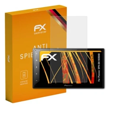 Abbildung von atFoliX Panzerfolie kompatibel mit Pioneer SPH DA160DAB Schutzfolie, entspiegelnde und stoßdämpfende FX Folie (3X)