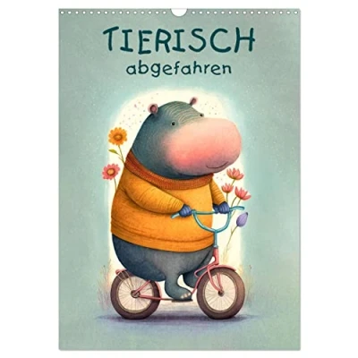 Abbildung von Tierisch abgefahren (Wandkalender 2025 DIN A3 hoch), CALVENDO Monatskalender