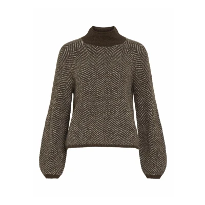 Abbildung von Vila Stehkragenpullover VILORY HIGH NECK L/S KNIT TOP NOOS