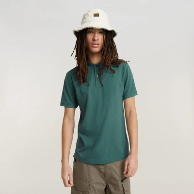 Abbildung von G Star Dunda SLIM Poloshirt, Herren, Größe: Medium, Blue spruce