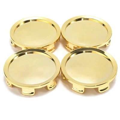 Abbildung von RhinoTuning 4 Stück Radnabenkappen für OZ Racing Nabendeckel OD 74,5 mm ID 70 mm, Gold Radnabenabdeckung Geeignet Superforgiata S2000 ap2v2 Rad, M608 M242 81310409 Felgendeckel