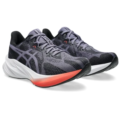 Abbildung von Asics Dynablast 5 Laufschuh Straße, Damen, Größe: 39.5, Greyish purple/black Schuhe