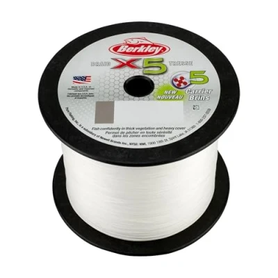 Abbildung von Berkley x5 Geflochtene Schnur Kristall 2000m 0.35mm (36.3kg)