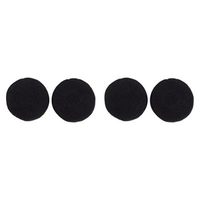 Abbildung von VENOAL Schaum Polster Ear Pad Abdeckung fuer Kopfhoerer Headphone (Schwarz, 50mm, Packet Von 4 Pcs)