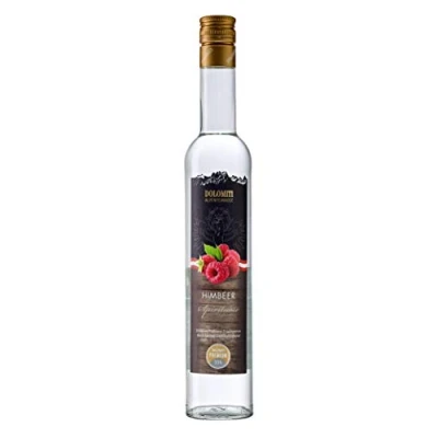 Abbildung von DOLOMITI Himbeer Schnaps │Premium Spirituose 35% vol. │ │0.5 Liter │Echtes aus den Bergen │aus besten Himbeeren mild und aromatisch