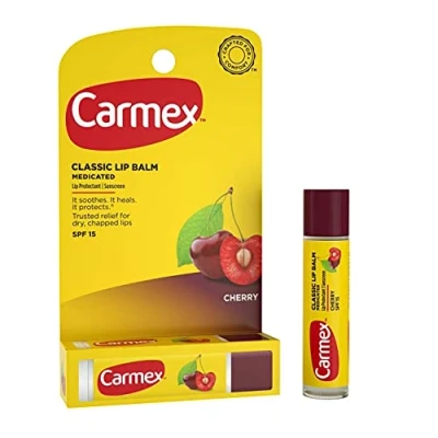 Abbildung von Carmex Cherry Flavor Moisturizing Lip Balm Stick SPF 15 by